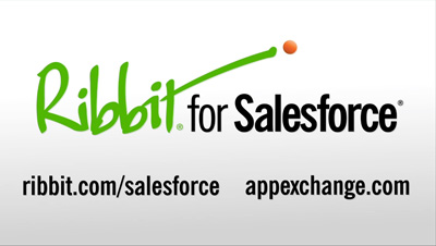 Ribbit For SalesForce video frame grab